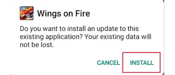 How to Install Wings on Fire MOD APK?